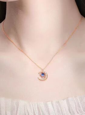 星月之耀金色锁骨链55