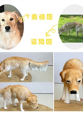 宠物摆件照片定制手工软陶定制泥人玩偶公仔宠物模型纪念送礼公仔