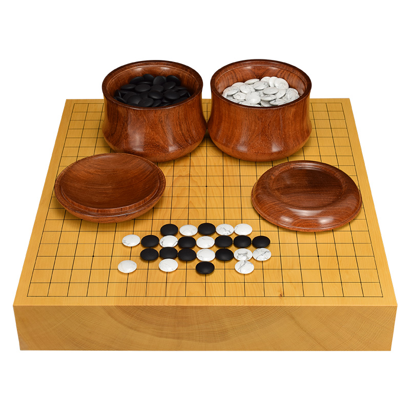 熊须围棋棋盘70mm香榧木独木碁盤板目XX9350一枚板日本本榧围棋盘-图0