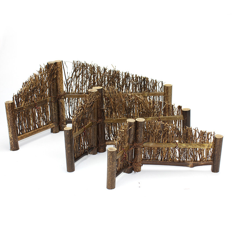 紫竹制小篱笆日式料理刺身装饰拍照道具茶道摆件迷你屏风围栏复古,淘宝优惠券,粉丝福利购,淘宝优惠卷