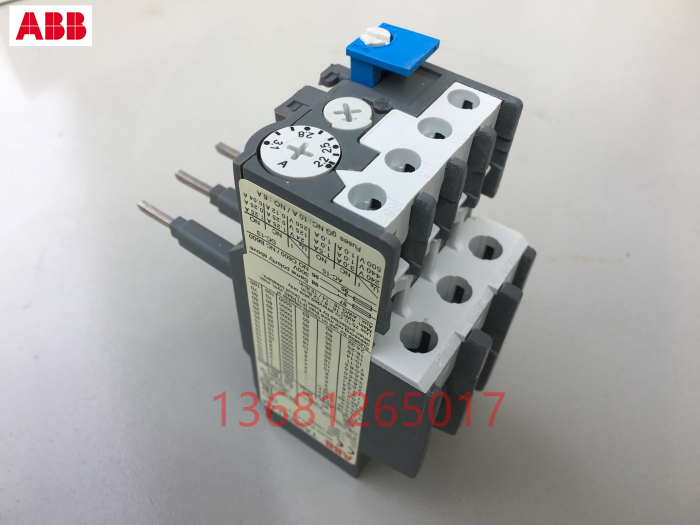 ABB 热过载继电器 热继电器TA25DU-3.1M 2.2-3.1A 原装正品