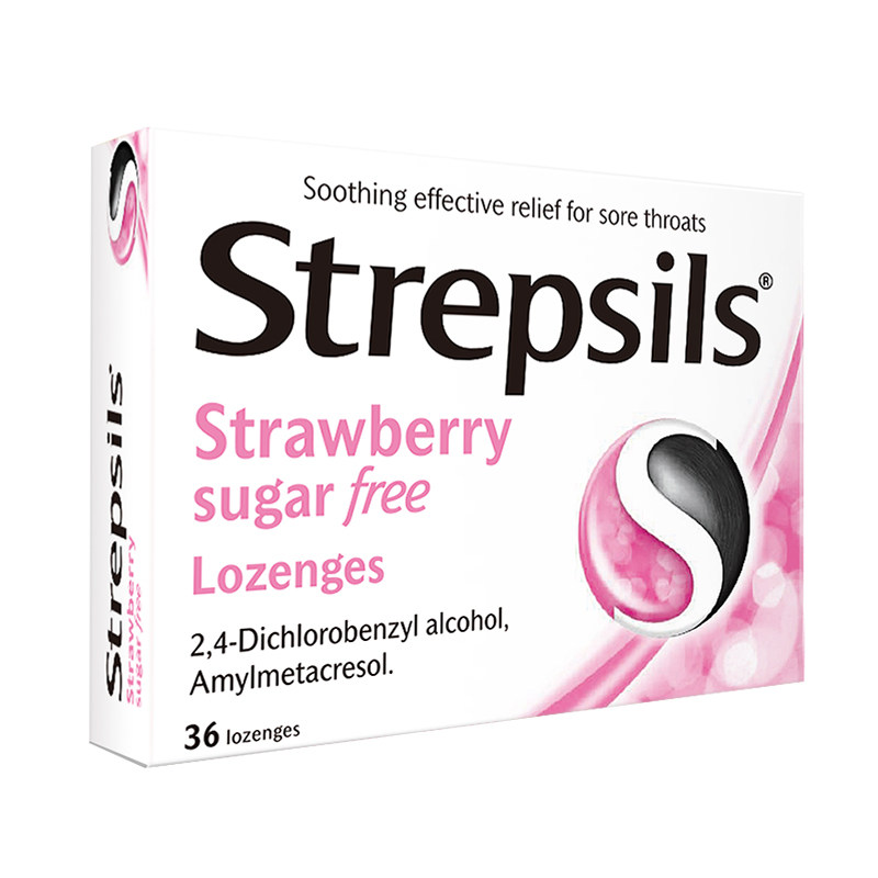 Strepsils使立消英国进口润喉糖儿童成人护嗓喉咙蜂蜜柠檬