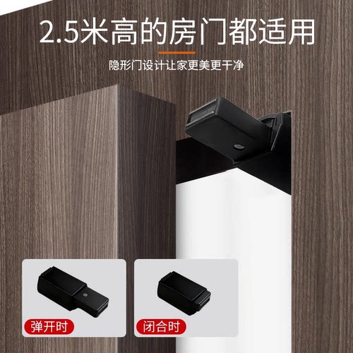 按压式隐形玻璃橱柜木门磁吸回弹碰珠自弹按弹重型衣柜暗门反弹器 - 图2