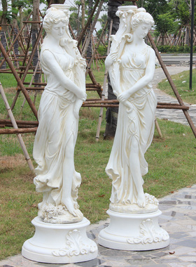 欧式庭院人物雕塑装饰摆件