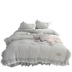 Phong cách Hàn Quốc gấp váy hoa sen ren váy bốn bộ cotton cotton 1,8m trải giường chăn công chúa - Bộ đồ giường bốn mảnh chăn ga everon 2020 Bộ đồ giường bốn mảnh