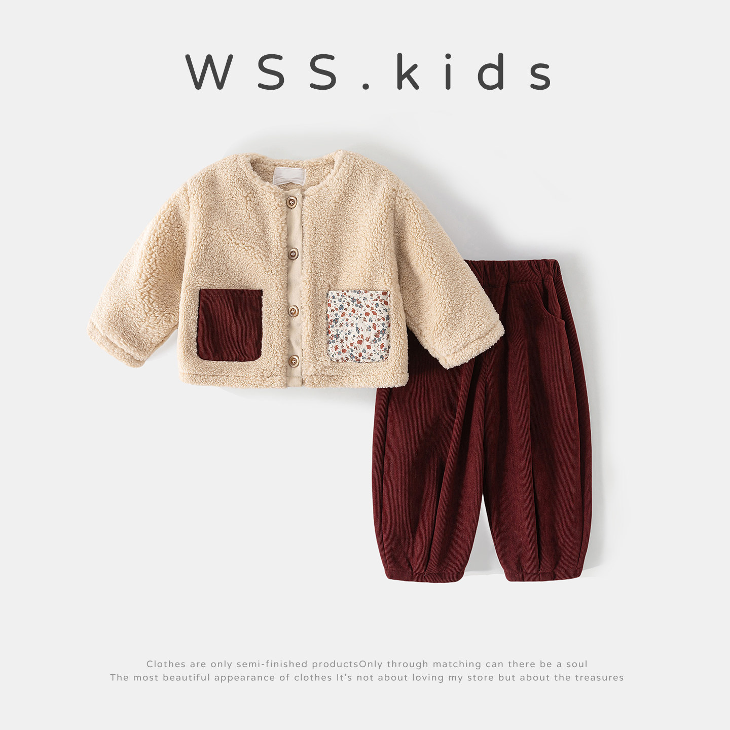 女童套装加绒26新款超好看新年儿童毛毛衣外套宝宝冬季围巾三件套,淘宝优惠券,粉丝福利购,淘宝优惠卷