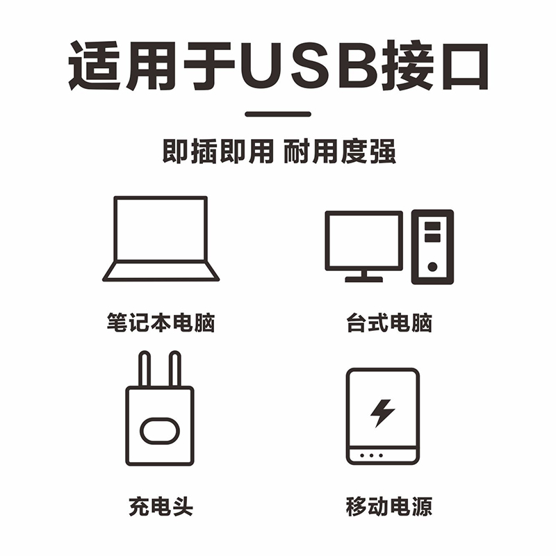 USB节能小夜灯卧室床头夜灯充电宝停电应急灯护眼LED氛围灯小圆灯 - 图2