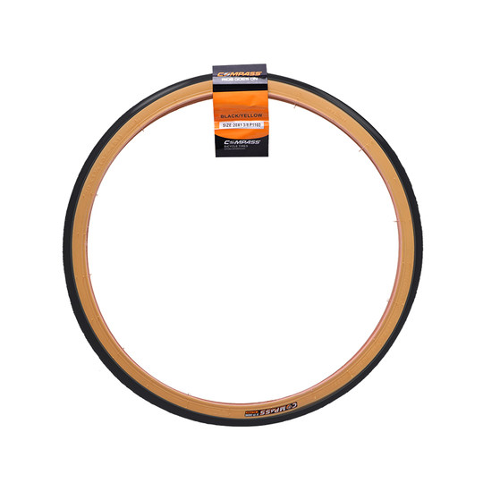 折叠车自行车黄边外胎349/406/451专用外胎20*1.35地滚阻光头轮胎
