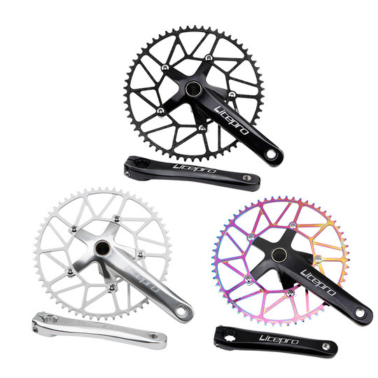 Litepro folding bike hollow positive and negative tooth single disc