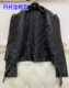 European and American loose short sheepskin leather jacket