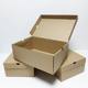 Flip kraft paper shoe box cardboard express box packaging box