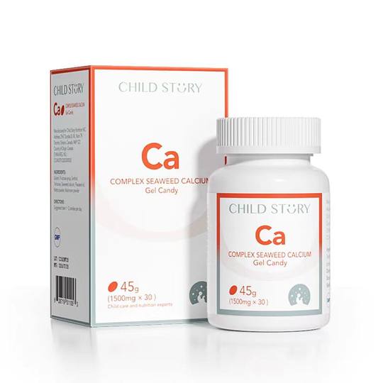 童年故事复合海藻钙软胶囊维生素D液体钙宝宝儿童学生成人海藻钙
