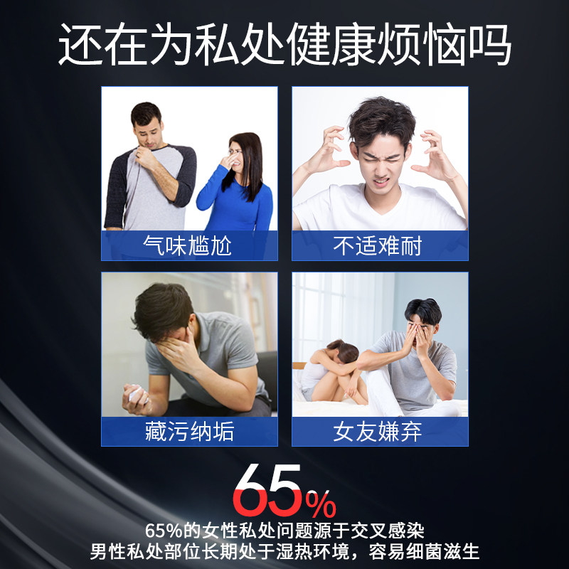 意大利chilly男士私处护理沐浴露 大兵小将家居私处洗液