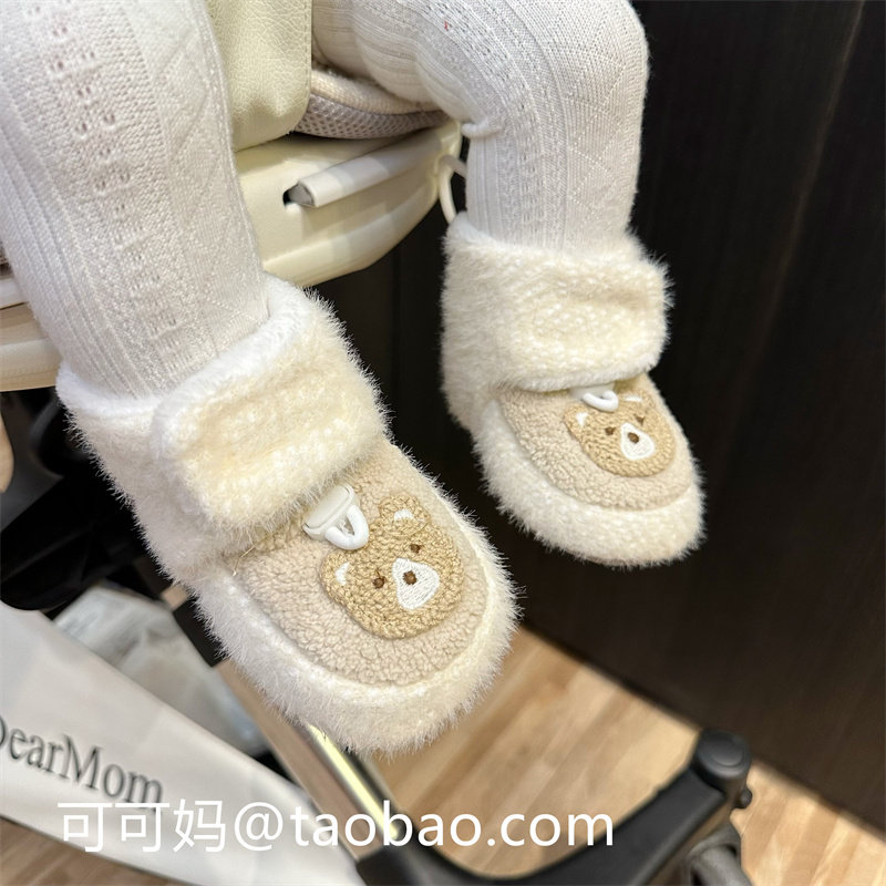 秋冬加厚新生婴儿鞋宝宝软底学步鞋保暖3-6-12个月防掉加绒棉鞋,淘宝优惠券,粉丝福利购,淘宝优惠卷
