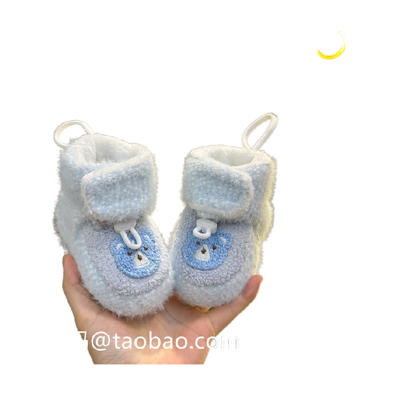 秋冬加厚新生婴儿鞋宝宝软底学步鞋保暖3-6-12个月防掉加绒棉鞋,淘宝优惠券,粉丝福利购,淘宝优惠卷