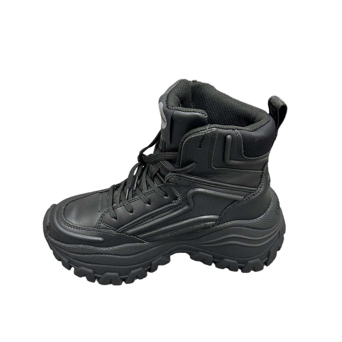 外贸膏货 Y单厚底增高老爹鞋大码圆头系带酷帅百搭舒适防滑休闲鞋,淘宝优惠券,粉丝福利购,淘宝优惠卷