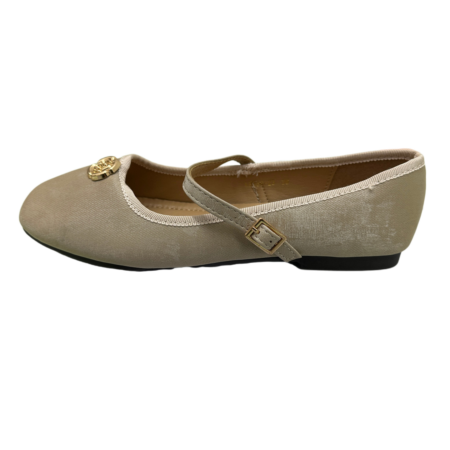 外贸大码方头浅口单鞋一字带扣磨砂面温柔百搭平底玛丽珍鞋女,淘宝优惠券,粉丝福利购,淘宝优惠卷