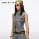 MissSixty logo denim vest