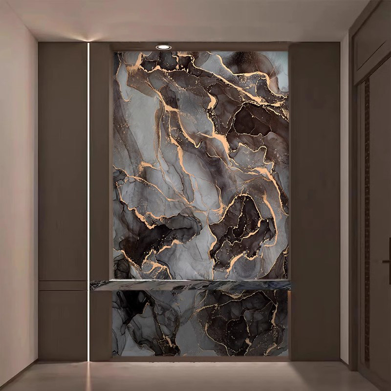 意式轻奢大理石纹玄关壁纸高级感仿奢石客厅沙发电视背景墙纸壁布,淘宝优惠券,粉丝福利购,淘宝优惠卷