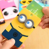 Корейский мультяшный милый пластиковый картхолдер, брелок