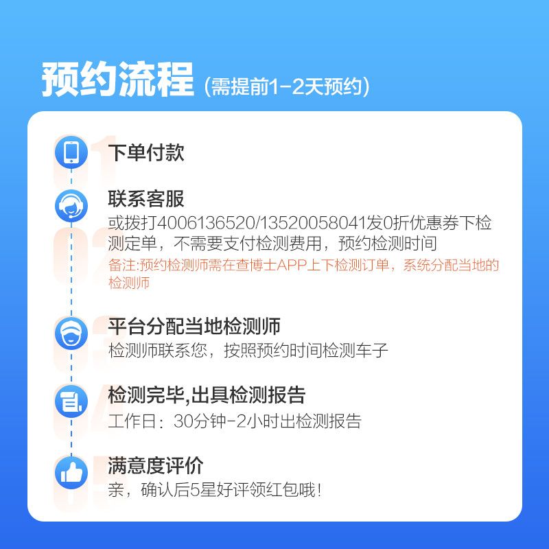 【新车指导价≤100万油车检测套餐】第三方检测机构/事故车验车 - 图0