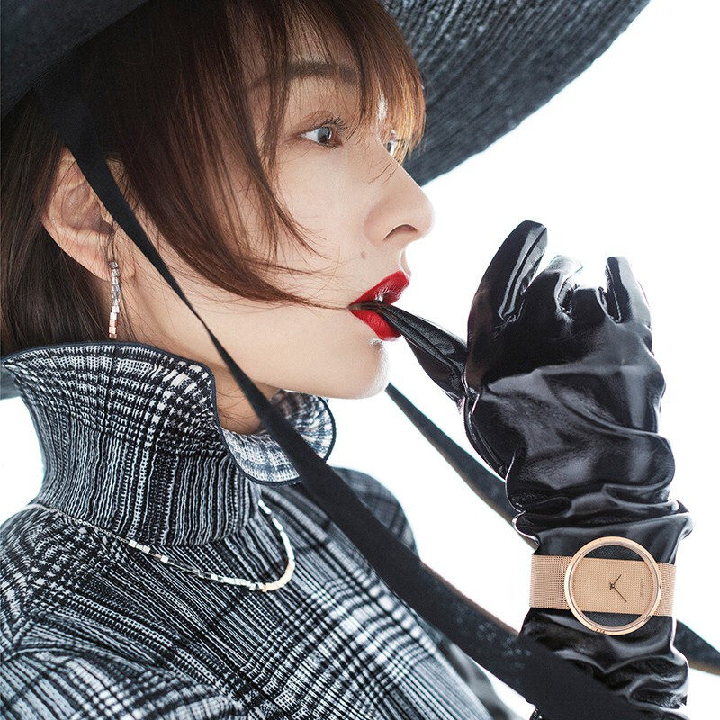 2020新品吴昕同款ck glam透明女表 博昶手表瑞士腕表