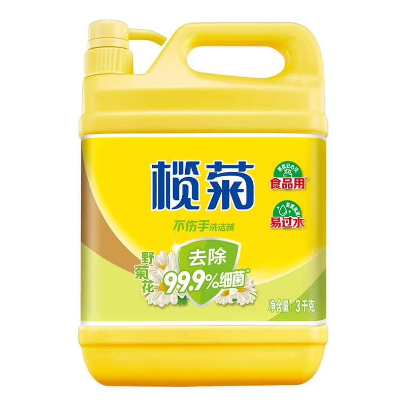 榄菊洗洁精除菌野菊花香中性除菌厨房洗碗餐具净洗涤灵不伤手大桶 - 图3