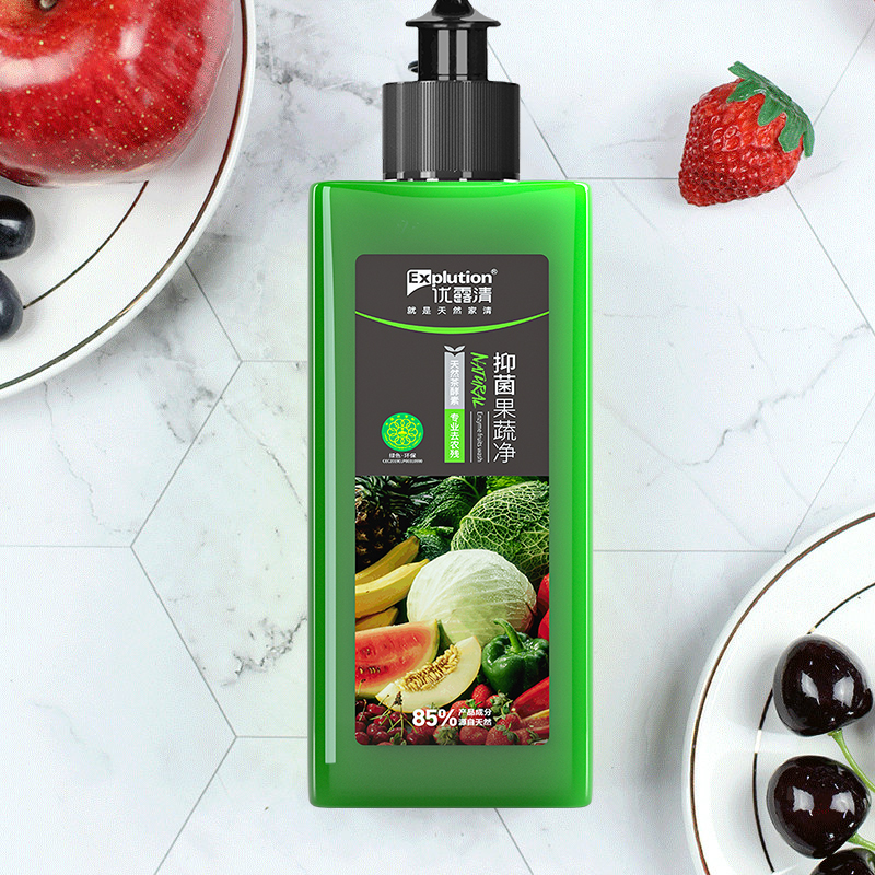 优露清抑菌果蔬净易漂洗无残留有机去农残果蔬杀菌消毒专用清洗剂