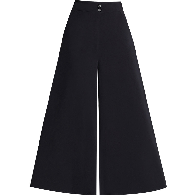 夏季妈妈阔腿裤子2020新款八分裙裤 娇兰芭莉中老年女装