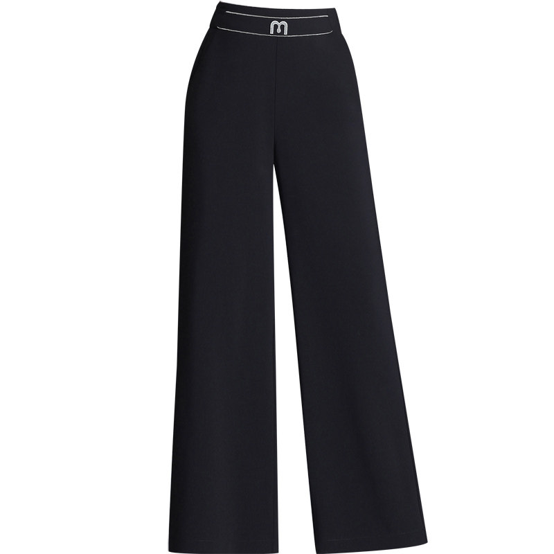 妈妈装夏季高腰宽松夏装直筒阔腿裤 娇兰芭莉中老年女装