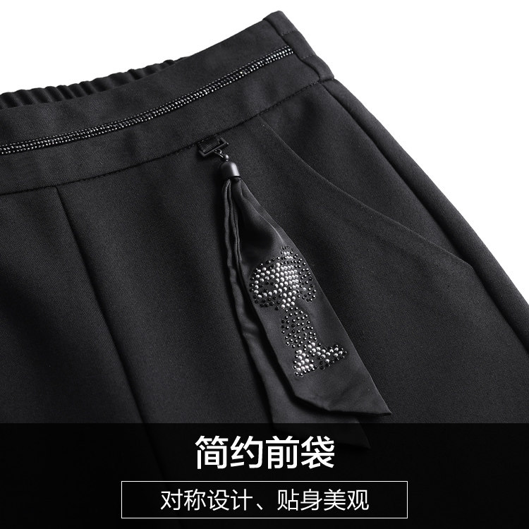 中老年人高腰宽松妈妈2020年阔腿裤 娇兰芭莉中老年女装