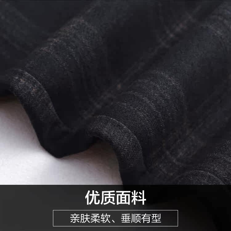 中年女装妈妈毛呢宽松九分裤哈伦裤 娇兰芭莉中老年女装