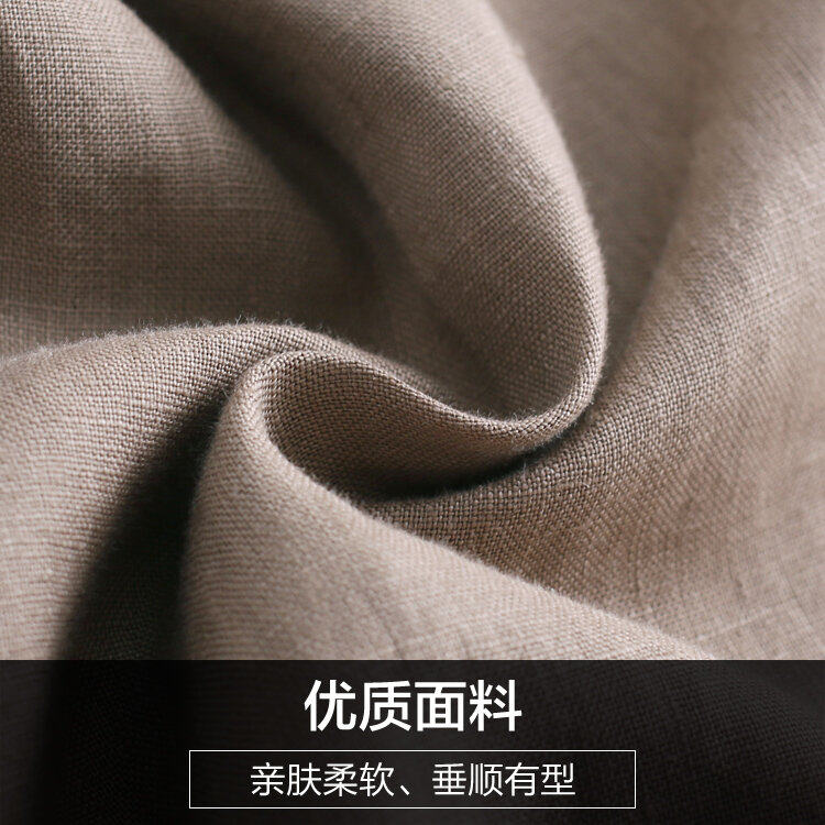 中年夏装薄款亚麻2020年新款阔腿裤 娇兰芭莉中老年女装