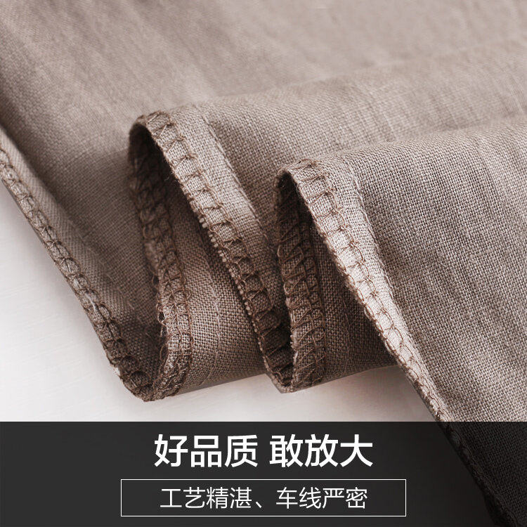 中年夏装薄款亚麻2020年新款阔腿裤 娇兰芭莉中老年女装