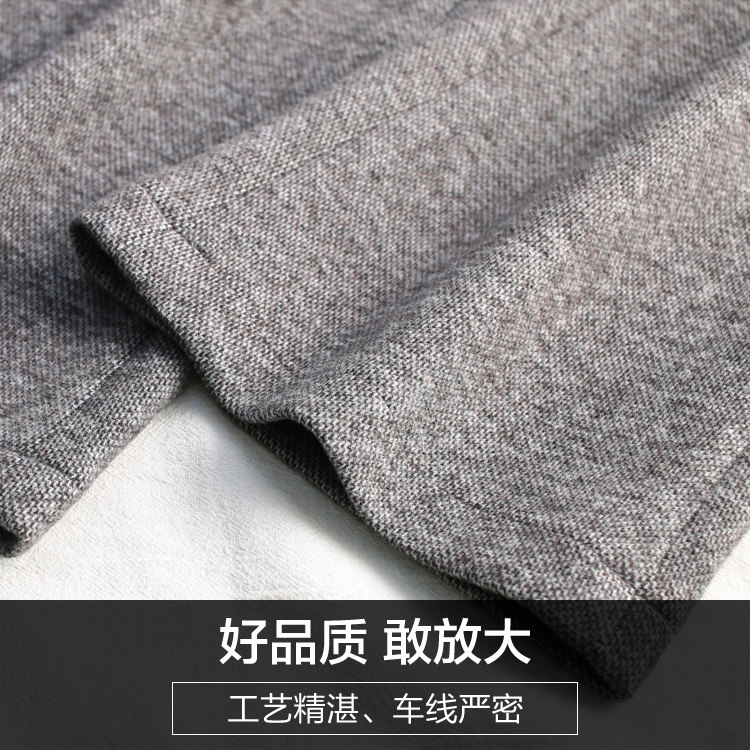 中年妈妈装秋冬季羊毛呢微喇叭裤 娇兰芭莉中老年女装