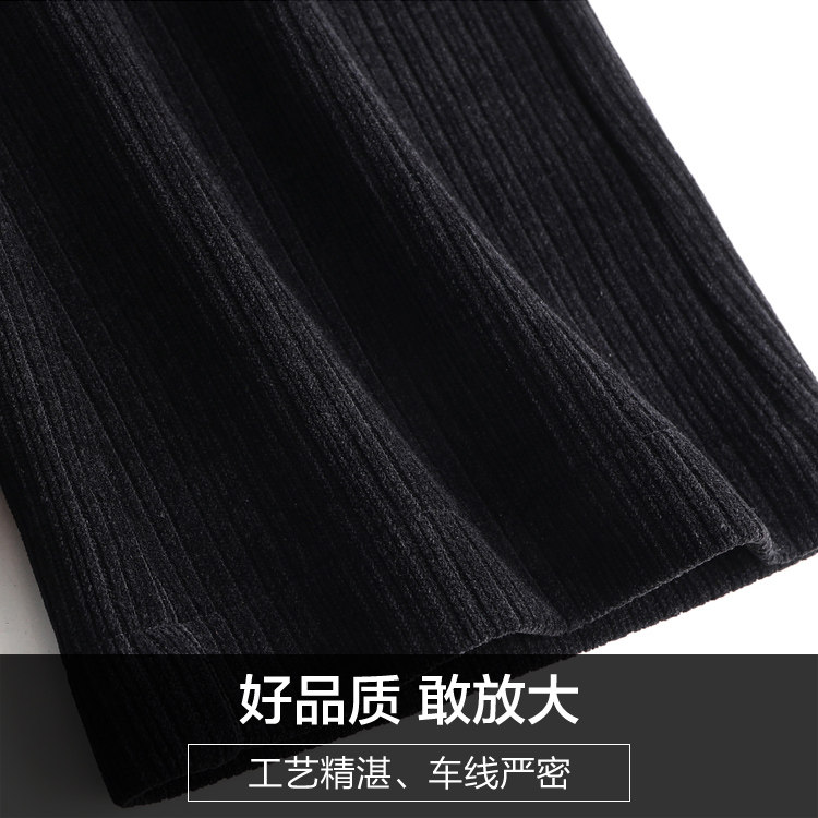 中年条绒2020年新款中老年人阔腿裤 娇兰芭莉中老年女装