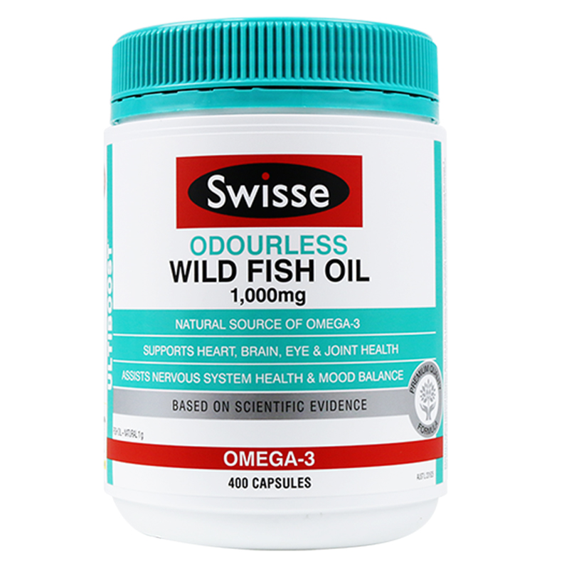 健身常备澳洲进口swisse深海鱼深海鱼油软胶囊健身补剂omega3减脂 - 图2