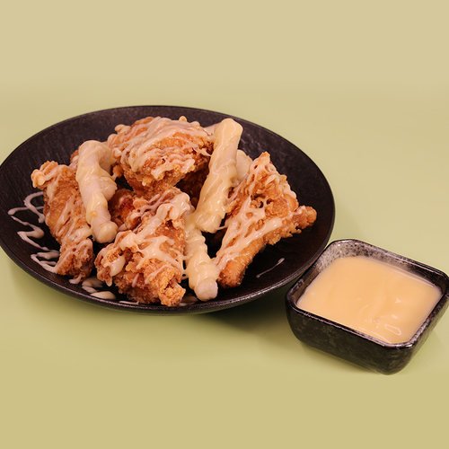 韩式炸鸡酱料网红榴莲味炸鸡蘸酱榴莲芝士炸鸡汉堡沙拉酱料5kg - 图1
