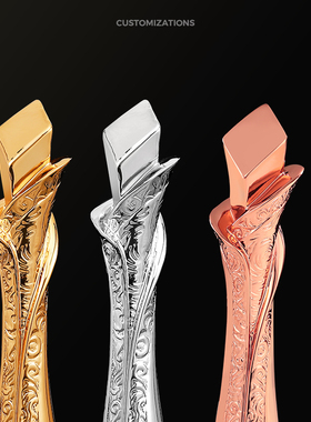 奖杯定制高档树脂水晶公司年会创意奖杯优秀员工团队荣誉奖杯年会