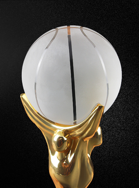 2021世界杯体育运动会冠军金属篮球足球排球网球比赛奖杯定制年会