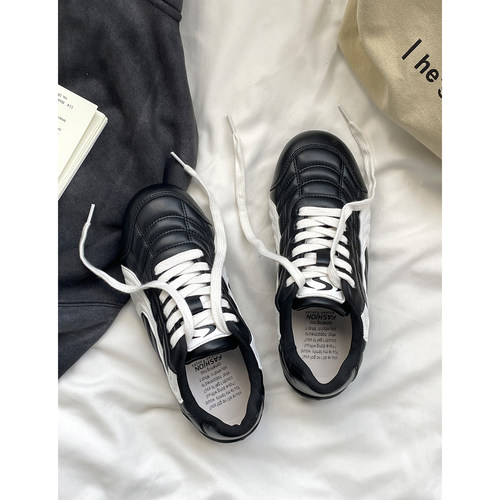 爆款软底复古休闲鞋女2026春季新款百搭透气圆头轻便运动鞋女板鞋 - 图1