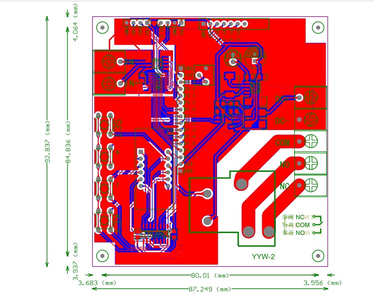 温度检测开关继电器模块串口读取输出12V24V高温热电偶测温控制板 - 图1