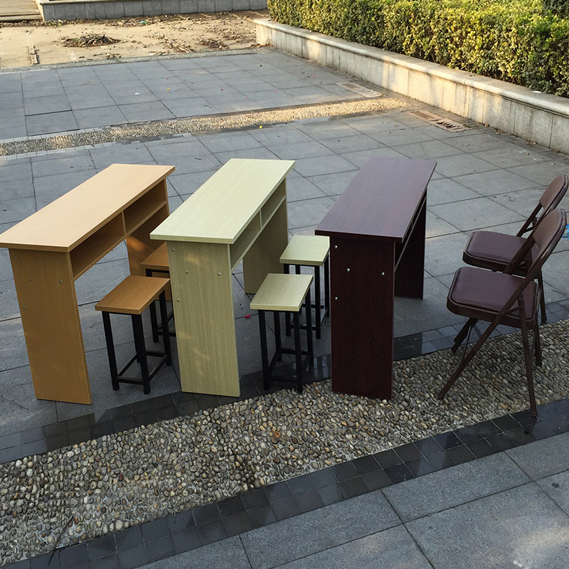 培训辅导班学生课桌椅组合学校会场桌1.2米双人长条形彩票店桌子,淘宝优惠券,粉丝福利购,淘宝优惠卷