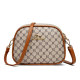 Printed round bag for women 2026 new style shoulder crossbody bag