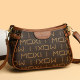Letter printed ladies small shoulder bag 2026 new style soft leather