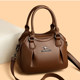 Soft leather women's handbag 2026 new style large capacity