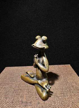 礼品电视柜青蛙摆件陶瓷创意