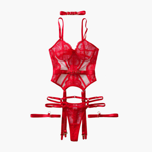 Sexy lingerie nightgown bra set pajamas性感内衣睡衣文胸套装 - 图3