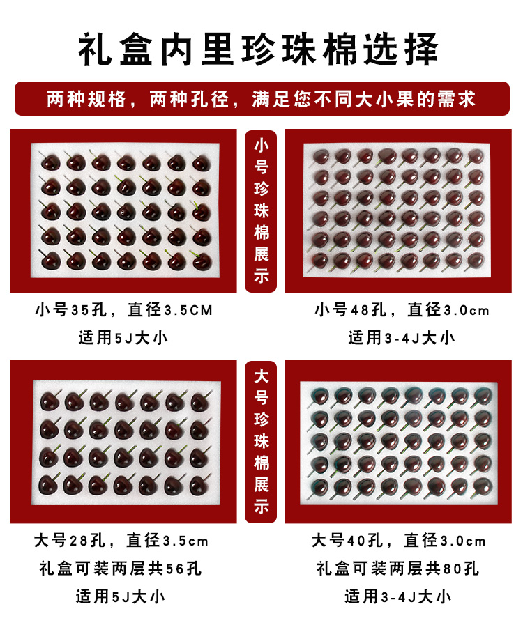 车厘子高档包装盒2/3/5斤樱桃创意纸盒空盒水果手提礼盒纸箱定制