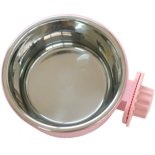 Кошачья чаша, собачья чаша висят клетки котята пить вода Антиогижающая фиксированная щенка пища пить вода горшок для корма для домашних животных бассейн